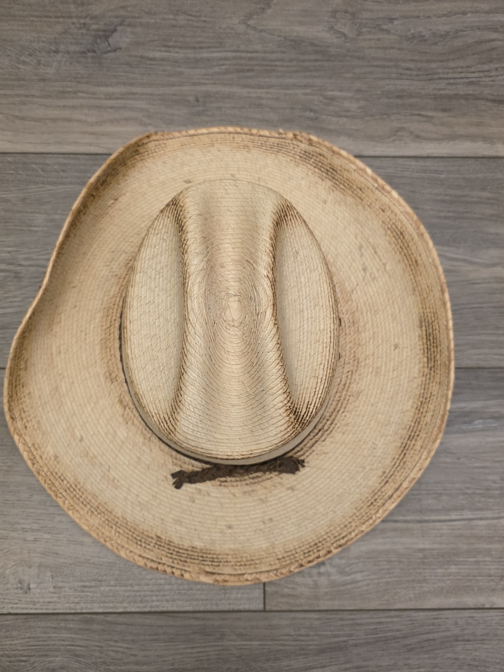 Hat Bullhide Palm Leaf Straw Western Cowboy Western Hat